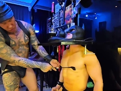 Aziatisch, Bondage discipline sadomasochisme, Gebondenheid, Fetisj, Homo, Hd, Masker, Spier