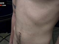 Logan Carter feels his nuts filled with cum as he fucks his hungry submissive's face