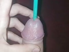 Pencil inside dick
