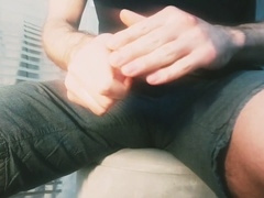 French JOI for women - Cum with me while watching Jay unload his huge thick cock