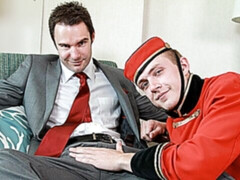 Hotel room gay anal with Zane Anders and Brenner Bolton