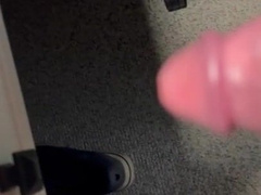 Peeing in a bottle! The shower was busy…