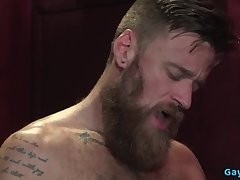 Muscle bear anal sex with cumshot