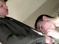 Fabien fucked by young straight trader in suit