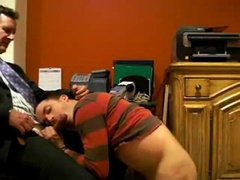 Str8 daddy with male secretary