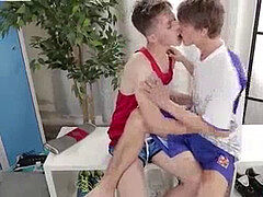 Cute nubile studs plowing Hard Till Facial