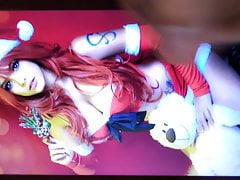 Shermie Cosplay - Cum Tribute 3 (christmas special)