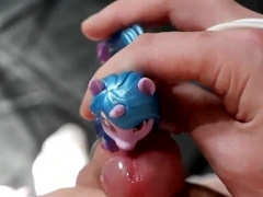 solo fellow onanism horse plaything from my lil horse