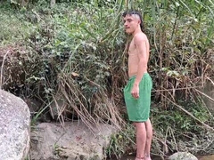 PORKED IN THE WOODS WITH A GAY-FOR-PAY NEIGHBOR