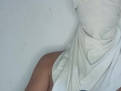 The tutor milks in the living guest room of the palace