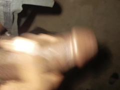 Large black sausage and one doll wedging