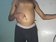 Big belly, air inflation, gay belly bloat