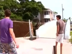 Gay guy sucking dick at a public place