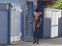 naked on the street