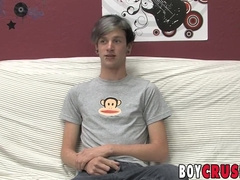 Thin Lad Danny Tyler Interviewed before Solo Milking