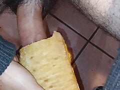 Fucking Bread masturbation