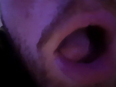 ASMR / Slobbering / Lip Slapping / Smoking / Bearded Chav Brit Close Up