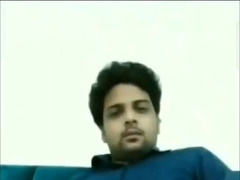 Desi young fellow onanism with humungous manstick