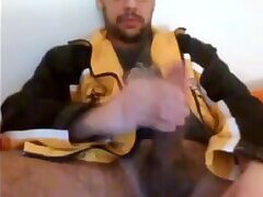 Sexy Str8 Danish Monstercock cums on a paper towel #27
