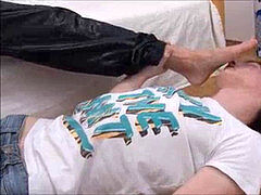 Gizzy and Javor foot pummeling