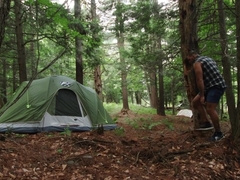 Ample-cocked Muscle Grizzly In Woods