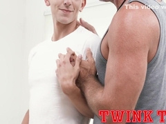 Twink Top Blasts Onto Cum-dump Coachs Chest