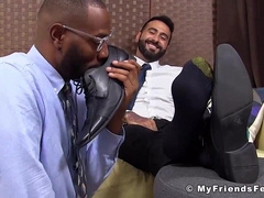 Multiracial sole fetish with nasty homos