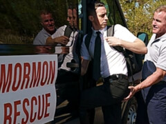 Semi-public sex with Dan After Dark and Dale Savage