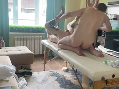 No condom, gay first time anal, wild