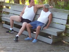 older gays have sex in public park 3