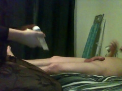 Danish crossdresser's first time blowjob, finished with anal