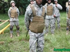 Army Troop Assfuck Outdoors During Training 6 Min