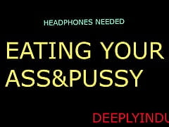 EATING OUT YOUR ASS HOLE AND PUSSY ( AUDIO ROLEPLAY) DIRTY NASTY DADDY EATING YOUR ASS HOLE NASTY RIMMING