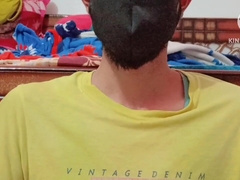 Wow First-Ever time i rub my stepbrother penis when he was fapping in front me