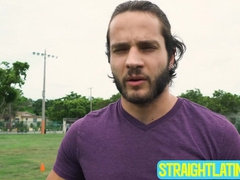 Jacked stud Dante Drackis paid to play with my long horny cock