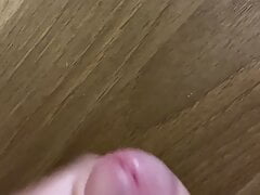 Huge cumshot closeup!