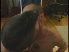 Two Gay Studs Suck Dick Together And Swallow Hot Spunk