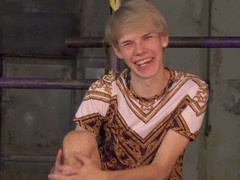 Tied up twink, gay tied up, twink big cock