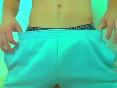 Lovely stud flashes his figure and prick