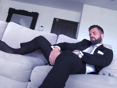 Hector De Silva Sheer Pleasure himself until a Fat Stream