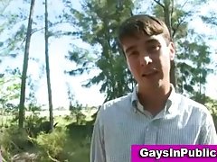 Gay nature lovers fucking outdoors