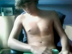 Twink Boy Wanks And Cums