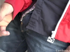 Caravan Men - Public Park and Douche - Aurelio Toscani