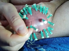 40 needles in my marionette ball sack