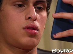 Sexy twink Tommy Ameal masturbates in intense and sexy solo