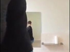 Boy sagging and cum at university 4