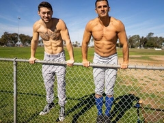Post-fitness fuck with Lane and Lachlan