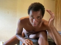 Black feet, bubble butt dildo, black splits