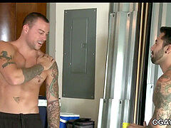 Gay fuck train, train fucking, muscle fucked