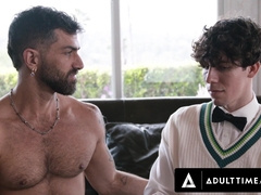 HETEROFLEXIBLE - Closeted Virgin Cristiano Gets Intensively Sans A Condom Boned By Caring Adam Ramzi